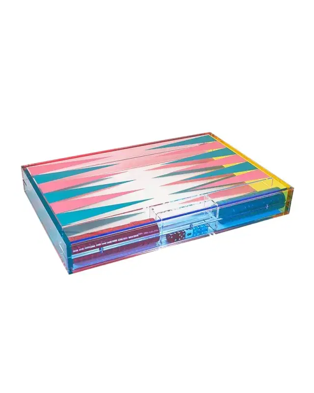Tizo Lucite Backgammon Set