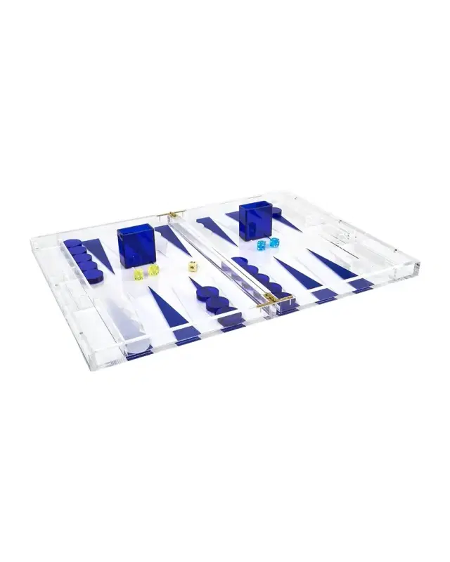 Tizo Lucite Backgammon Set