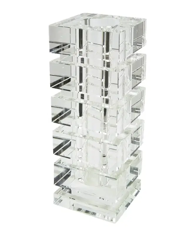 Tizo Clear Cut Crystal Illusion Vase