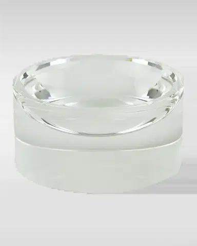 Tizo Clear Crystal Bowl Round 7" Diameter | Thumbnail 2