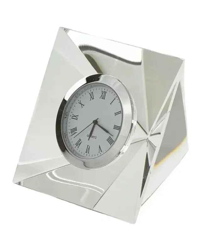 Tizo Clear Crystal Diamond Clock