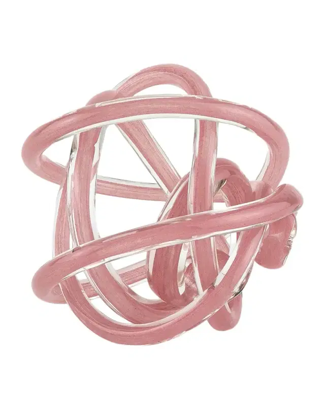 Tizo Glass Knot Decorative Accent
