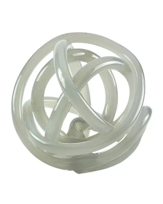 Tizo Glass Knot Decorative Accent