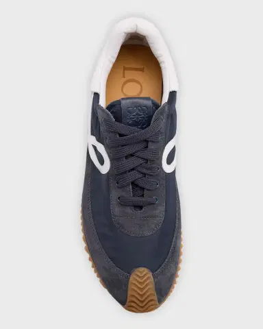 Loewe Men's Flow Runner 2.0 Nylon and Suede Sneakers | Thumbnail 5 Loewe Men's Flow Runner 2.0 Nylon and Suede Sneakers | Thumbnail 5