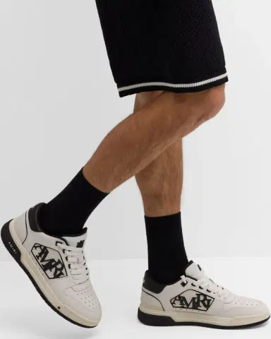 Amiri Men's Classic Leather Logo Low-Top Sneakers | Thumbnail 2 Amiri Men's Classic Leather Logo Low-Top Sneakers | Thumbnail 2