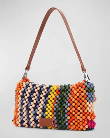 Staud Timmy Beaded Shoulder Bag | Thumbnail 2