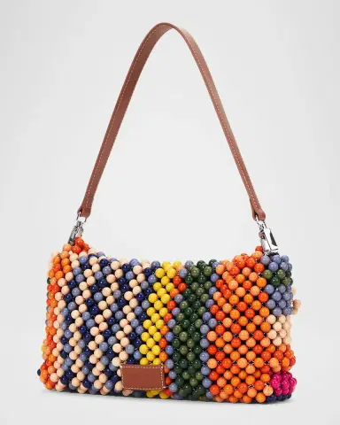 Staud Timmy Beaded Shoulder Bag | Thumbnail 3