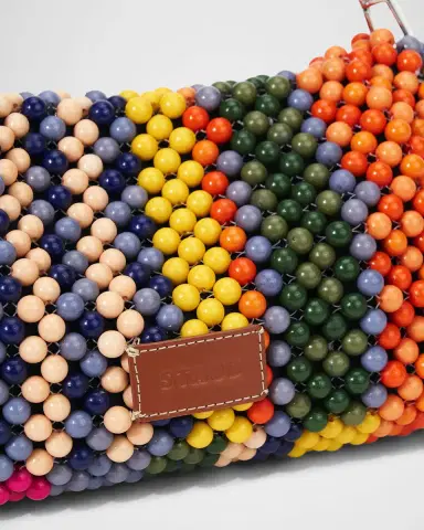 Staud Timmy Beaded Shoulder Bag | Thumbnail 5