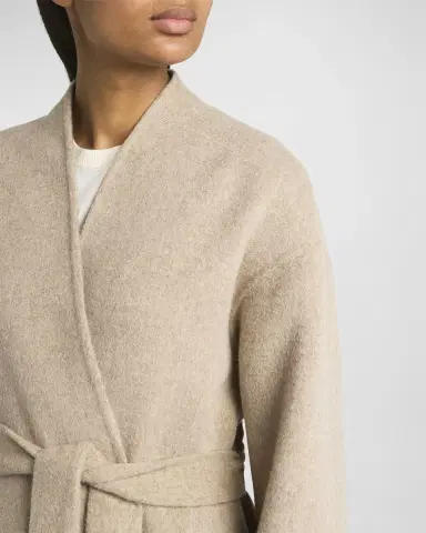 Co Double Wool-Cashmere Long Wrap Coat | Thumbnail 6 Co Double Wool-Cashmere Long Wrap Coat | Thumbnail 6