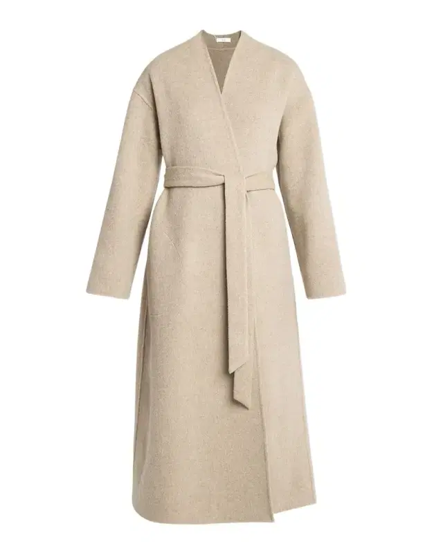 Double Wool-Cashmere Long Wrap at