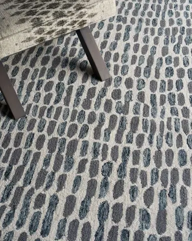 Exquisite Rugs Ink Blot Hand-Tufted Black & Gray Rug | Thumbnail 5 Exquisite Rugs Ink Blot Hand-Tufted Black & Gray Rug | Thumbnail 5
