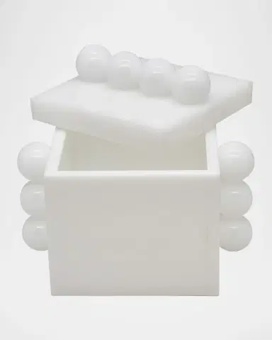 Tizo White Lucite Box with Bubbles | Thumbnail 2