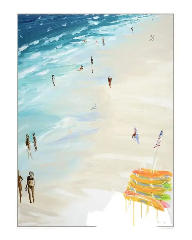 RFA Fine Art "Kayak Stand" Hand-Embellished Giclee by Joe Davis
