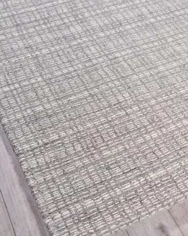Exquisite Rugs Alpine Hand-Loomed Gray & Ivory Rug | Thumbnail 3 Exquisite Rugs Alpine Hand-Loomed Gray & Ivory Rug | Thumbnail 3