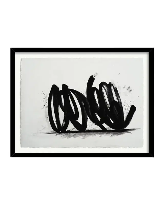 RFA Fine Art "Vital 3" Framed Hand-Embellished Giclee by H. Scott