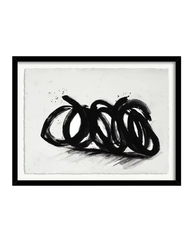 RFA Fine Art "Vital 4" Framed Hand-Embellished Giclee by H. Scott