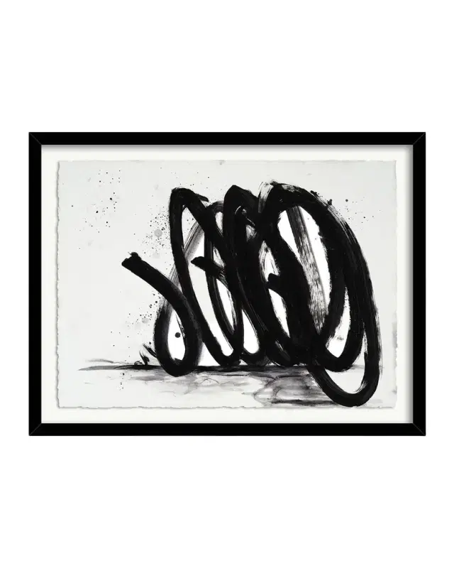 RFA Fine Art "Vital 5" Framed Hand-Embellished Giclee by H. Scott