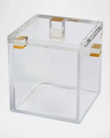 Tizo Clear Lucite Ice Bucket with Lid | Thumbnail 2