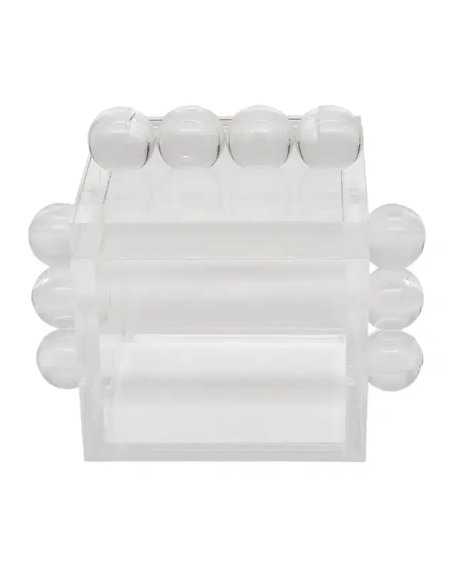 Tizo Clear Lucite Box with Bubbles