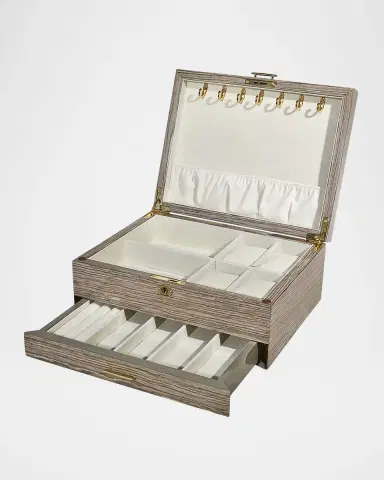 Tizo Polished Wood Jewelry Box | Thumbnail 2