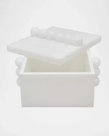 Tizo White Lucite Box with Bubbles | Thumbnail 2 Tizo White Lucite Box with Bubbles | Thumbnail 2