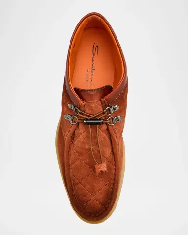 Santoni Men's Gregory Suede Chukka Boots | Thumbnail 3 Santoni Men's Gregory Suede Chukka Boots | Thumbnail 3