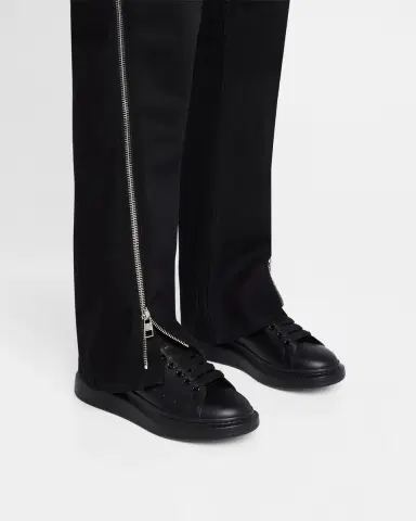 Alexander McQueen Men's Leather Oversized Sneakers | Thumbnail 2