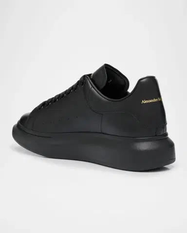 Alexander McQueen Men's Leather Oversized Sneakers | Thumbnail 4