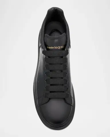 Alexander McQueen Men's Leather Oversized Sneakers | Thumbnail 5