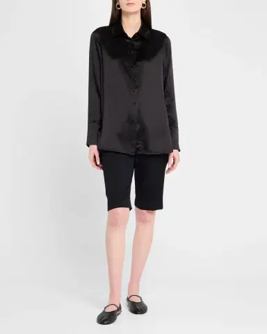 Co Silk Button-Down Shirt | Thumbnail 2 Co Silk Button-Down Shirt | Thumbnail 2