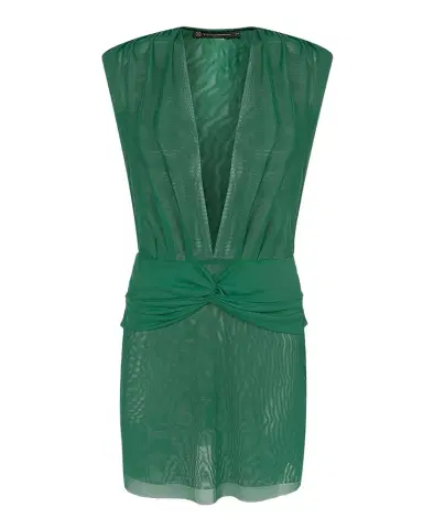 Vix Solid Cindy Sheer Sun Dress Coverup | Thumbnail 1