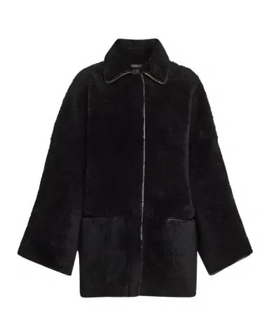 Toteme Teddy Lamb Shearling Overshirt Jacket | Thumbnail 1