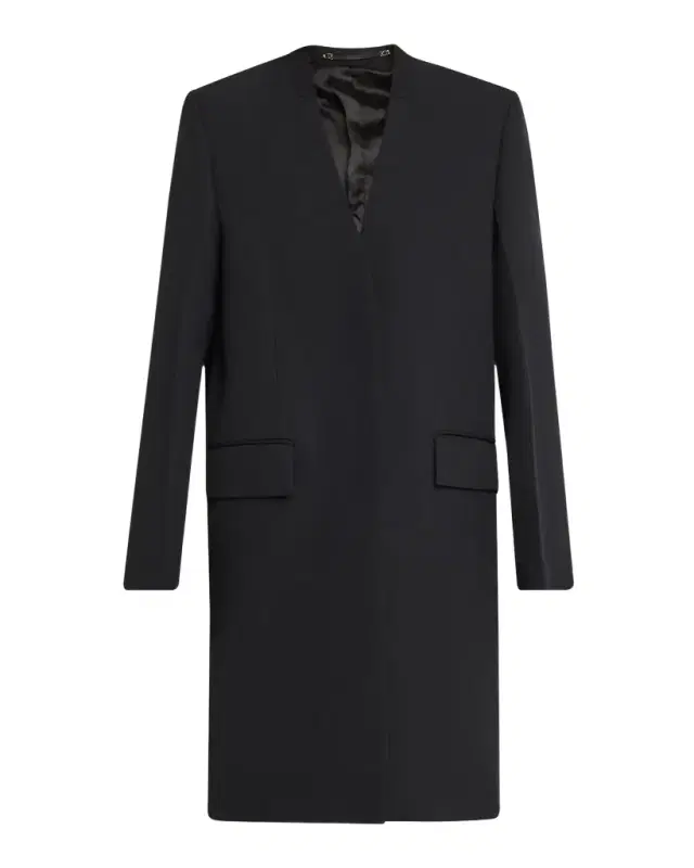 Deep Pleat Oversized Coat