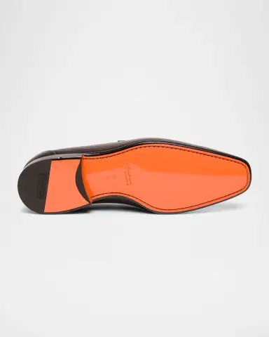 Santoni Men's Gannon Leather Penny Loafers | Thumbnail 3
