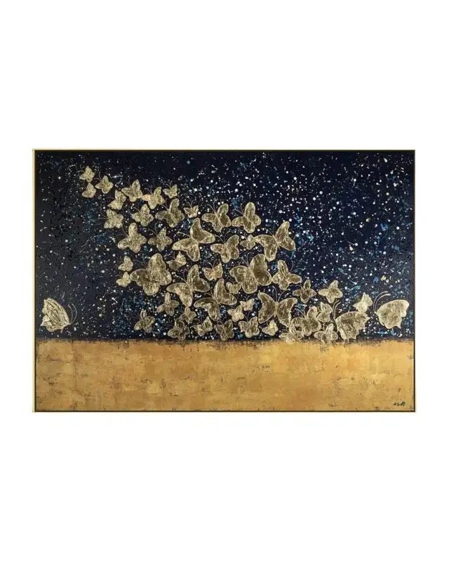 RFA Fine Art "Butterfly Night" Giclee on Gallery-Wrapped Canvas by H. Scott