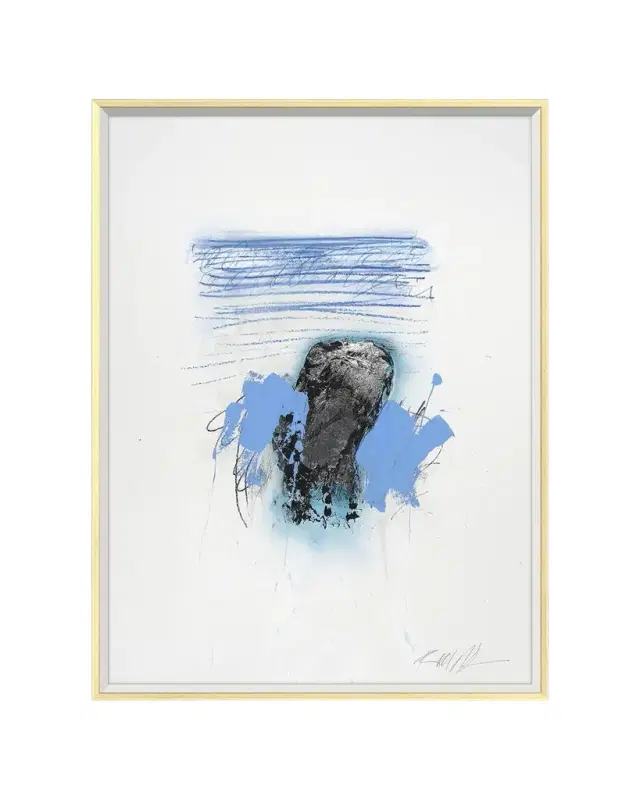 RFA Fine Art "Blue Lines 1" Giclee on Fine Art Paper by Robert Robinson