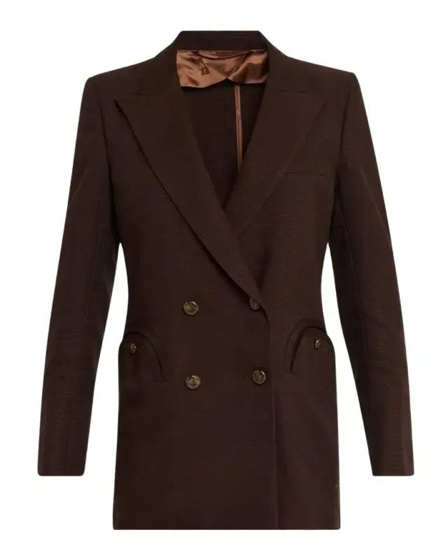 Ariosa Double-Breasted Everyday Blazer