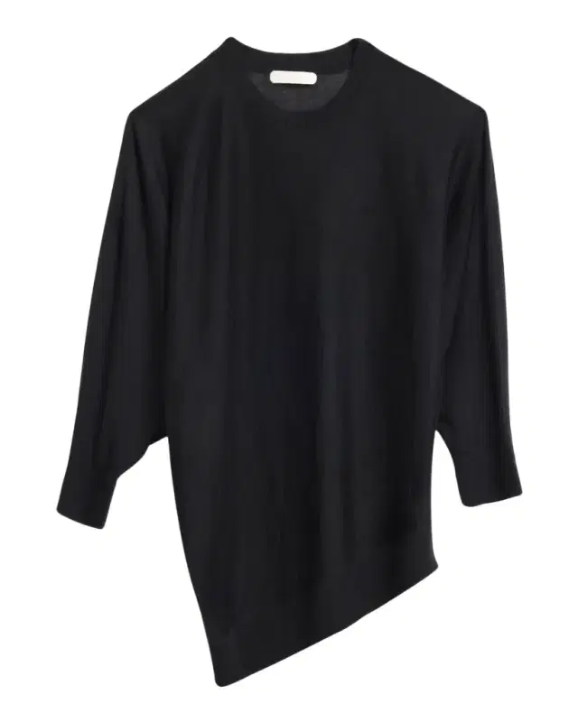 Co Asymmetrical Cashmere Knit Pullover