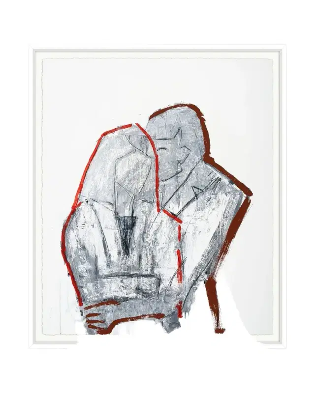 RFA Fine Art "Couple 1" Hand-Embellished Giclee by Robert Robinson