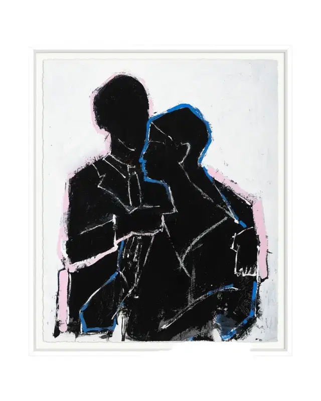 RFA Fine Art "Couple 2" Hand-Embellished Giclee by Robert Robinson