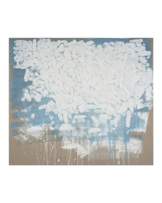 RFA Fine Art "Blue Over White Under White" Hand-Embellished Giclee by Robert Robinson