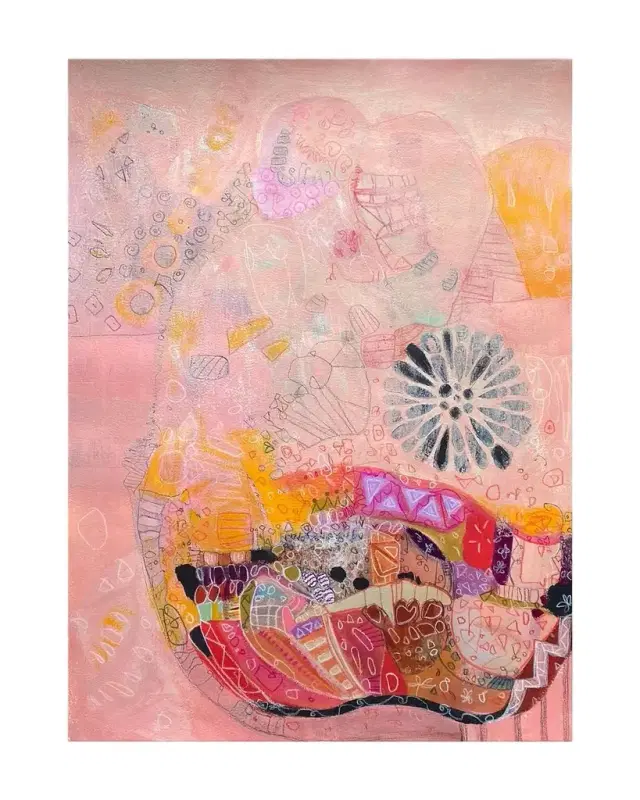 RFA Fine Art "Something Beautiful" Hand-Embellished Giclee by Marti Leroux