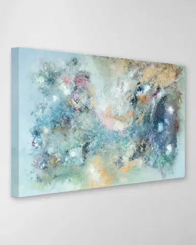 RFA Fine Art "Blue Abstract" Hand-Embellished Giclee by Lara Brooke | Thumbnail 3 RFA Fine Art "Blue Abstract" Hand-Embellished Giclee by Lara Brooke | Thumbnail 3