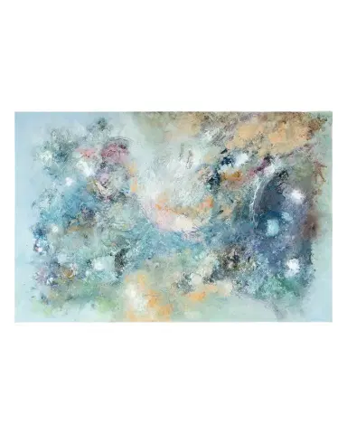 RFA Fine Art "Blue Abstract" Hand-Embellished Giclee by Lara Brooke | Thumbnail 1 RFA Fine Art "Blue Abstract" Hand-Embellished Giclee by Lara Brooke | Thumbnail 1