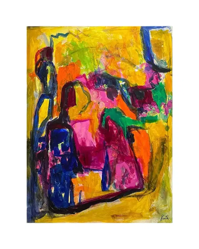 RFA Fine Art "Vibe" Hand-Embellished Giclee by Kate Baldock