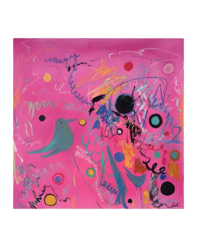 RFA Fine Art "Caught in the Nest" Hand-Embellished Giclee by Kate Baldock