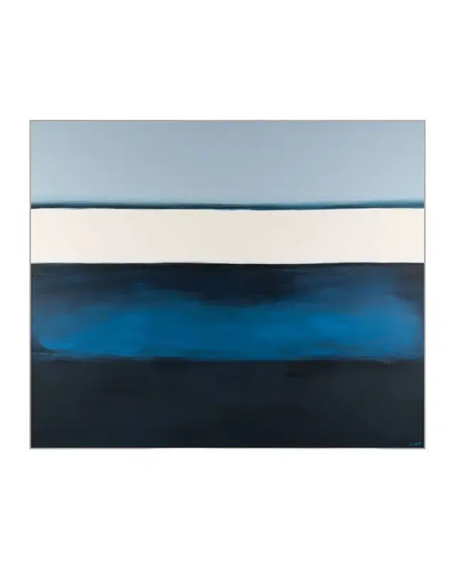 RFA Fine Art "Gradual Blue" Hand-Embellished Giclee by H. Scott