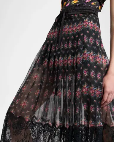 Dolce & Gabbana Small Flower Bouquets-Print Skirt | Thumbnail 5 Dolce & Gabbana Small Flower Bouquets-Print Skirt | Thumbnail 5