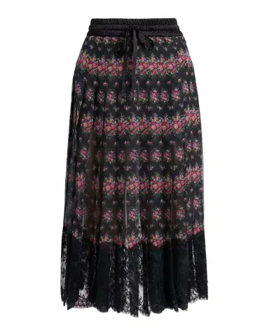 Dolce & Gabbana Small Flower Bouquets-Print Skirt | Thumbnail 1 Dolce & Gabbana Small Flower Bouquets-Print Skirt | Thumbnail 1