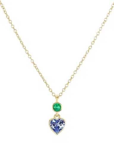 Emily P. Wheeler Blue Heart Necklace | Thumbnail 1 Emily P. Wheeler Blue Heart Necklace | Thumbnail 1